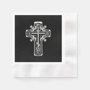 Orthodox Christian cross Napkin