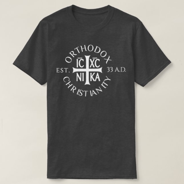 Orthodox Christianity Est  T-Shirt (Design Front)