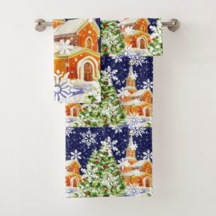 Orthodox Christmas Bath Towel Set