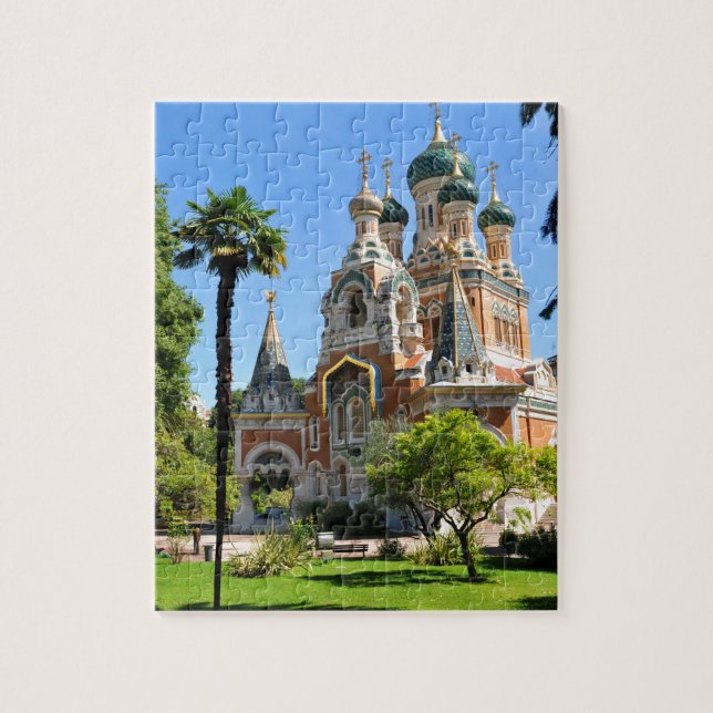 Orthodox church in Nice France Jigsaw Puzzle (Vertical)