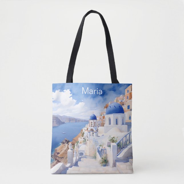 Orthodox Church l Mediterranean l Personalise Tote Bag (Front)