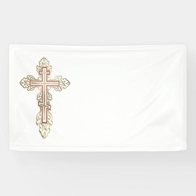 Orthodox cross banner (Horizontal)