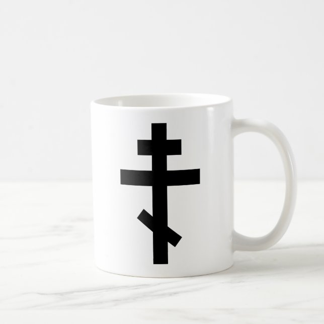 Orthodox Cross Coffee Mug (Right)