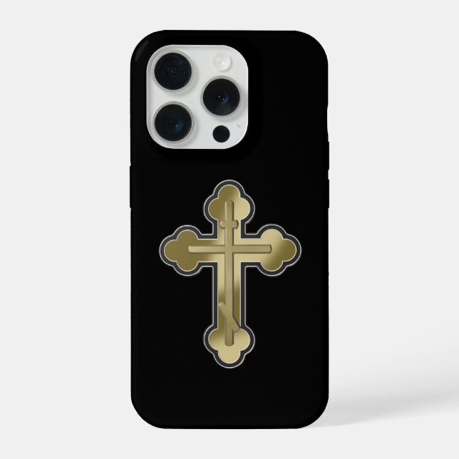 Orthodox cross iPhone case (Back)
