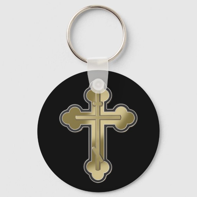Orthodox cross key ring (Front)