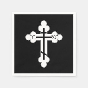 Orthodox cross napkin