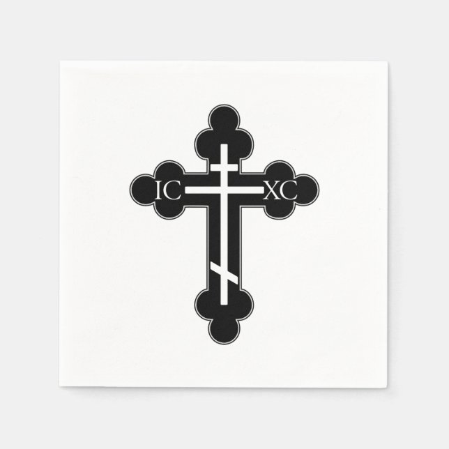 Orthodox cross napkin (Front)