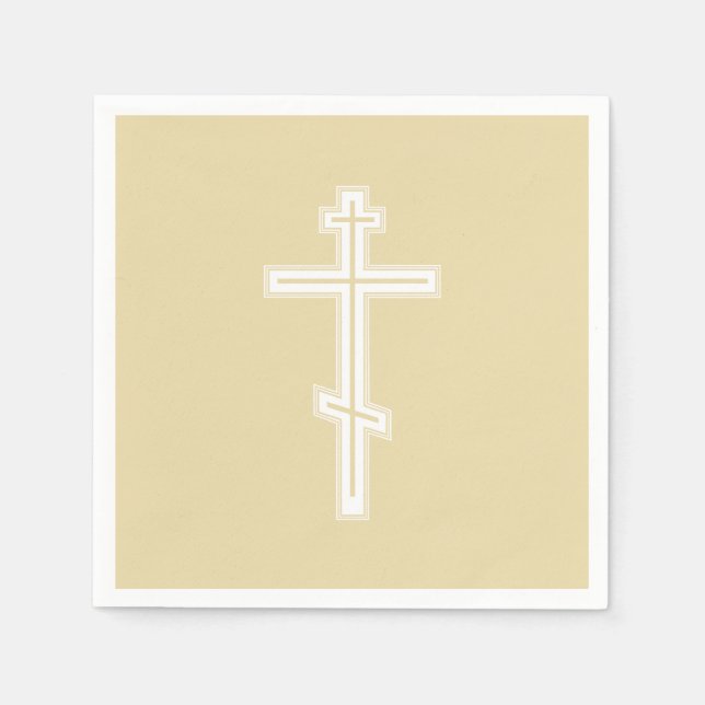 Orthodox cross napkin (Front)