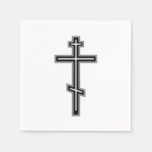 Orthodox cross napkin