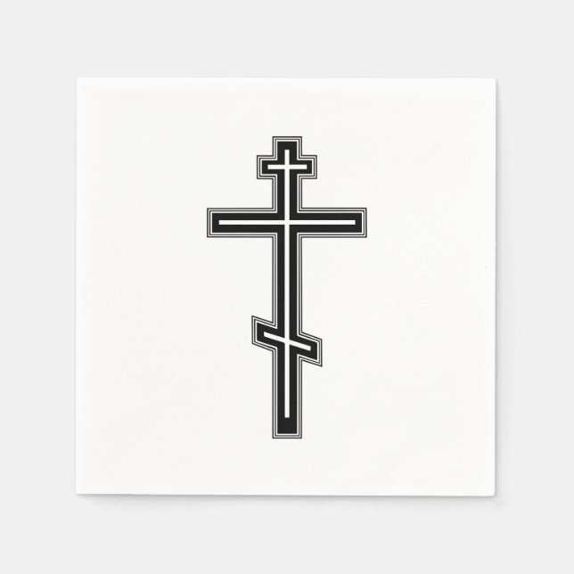 Orthodox cross napkin (Front)