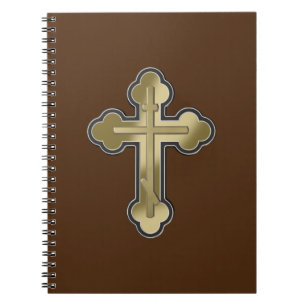 Orthodox cross notebook