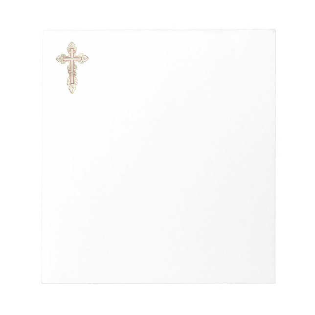 Orthodox cross notepad (Front)