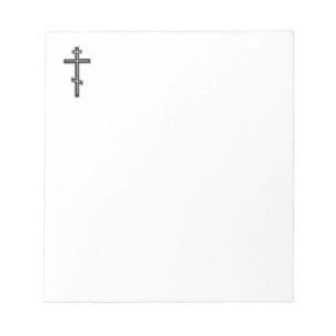 Orthodox cross notepad