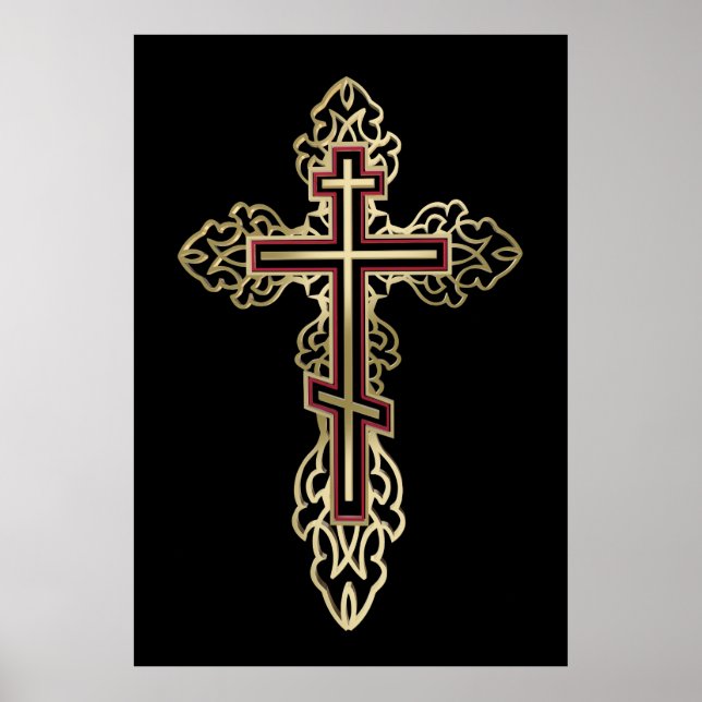 Orthodox cross poster (Front)