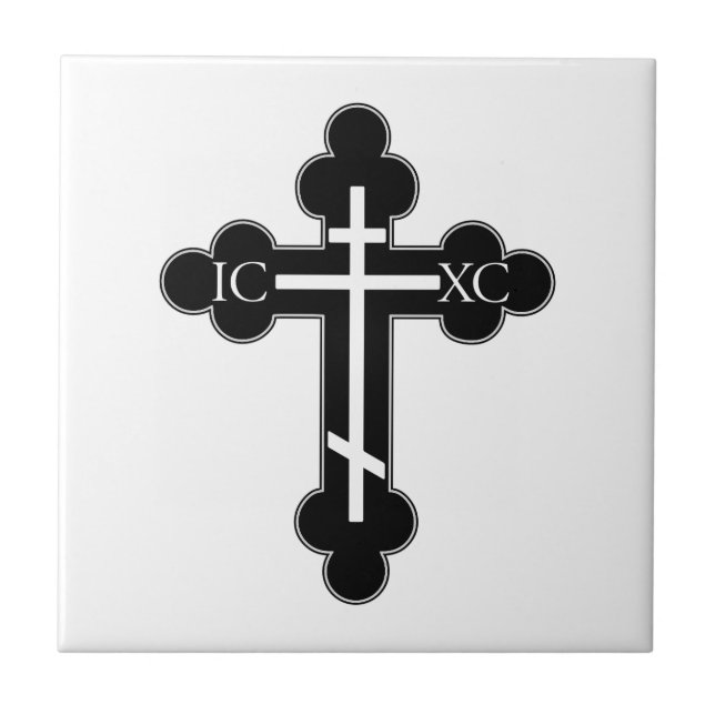 Orthodox cross tile (Front)