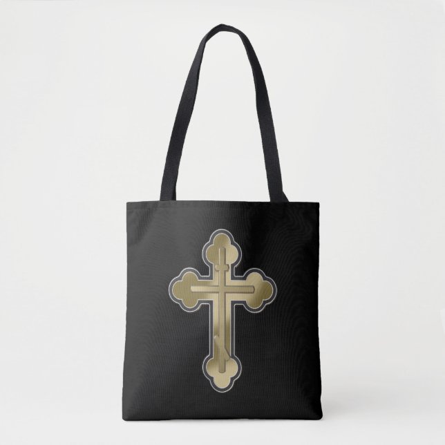 Orthodox cross tote bag (Front)
