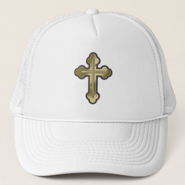 Orthodox cross trucker hat (Front)
