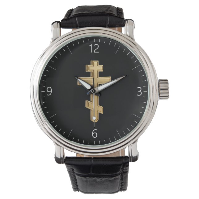 Orthodox cross watch (Front)