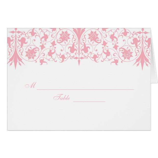 Orthodox Elegant Baptism Place Card (Front Horizontal)