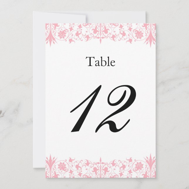 Orthodox Elegant Baptism Table Numbers Double Side (Front)