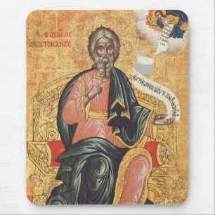 Orthodox Icon of Saint Andrew the Apostle  Mouse Pad