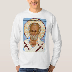 Orthodox Icon of Saint Nicholas The Wonderworker T-Shirt
