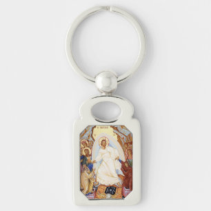 Orthodox Icon of the Anastasis Resurrection Key Ring