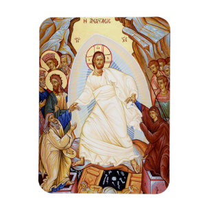 Orthodox Icon of the Anastasis Resurrection Magnet