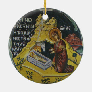Orthodox Nativity icon Christmas ornament