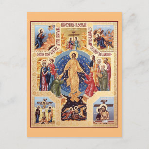 Orthodox Resurrection Icon –  Postcard