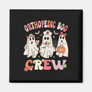 Orthopaedic Boo Crew Funny Ortho Nursing Halloween Magnet