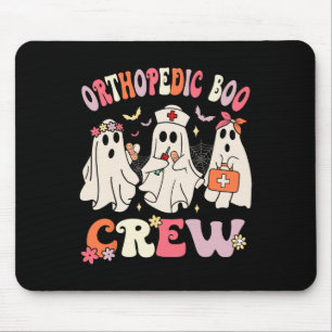 Orthopaedic Boo Crew Funny Ortho Nursing Halloween Mouse Pad