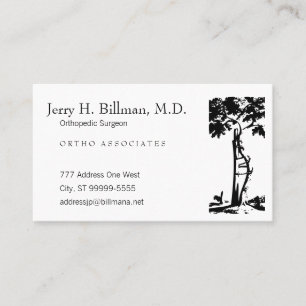 Orthopaedic Crooked Tree Business Card