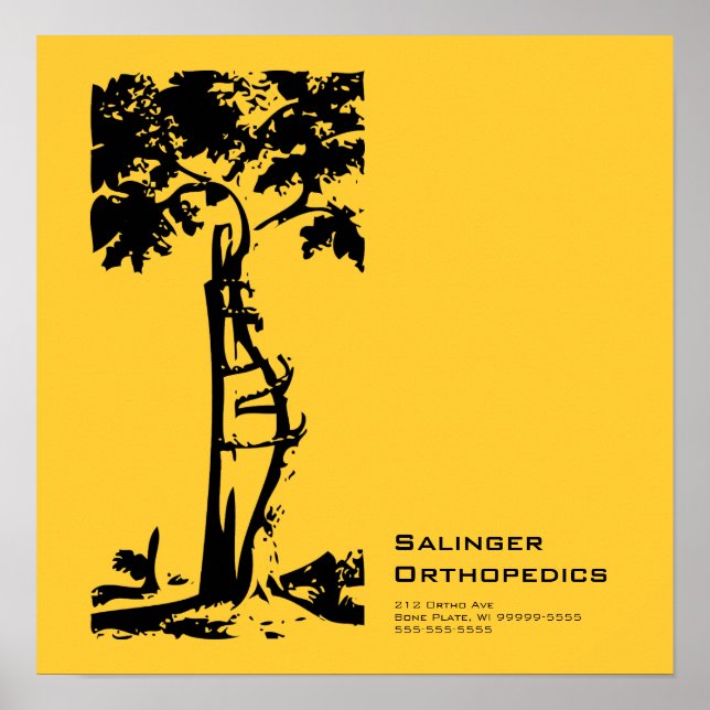 Orthopaedic Crooked Tree Poster (Front)
