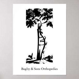 Orthopaedic Crooked Tree Poster