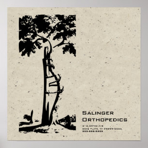 Orthopaedic Crooked Tree Speckle Poster