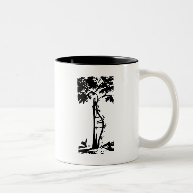 Orthopaedic Crooked Tree Two-Tone Coffee Mug (Right)