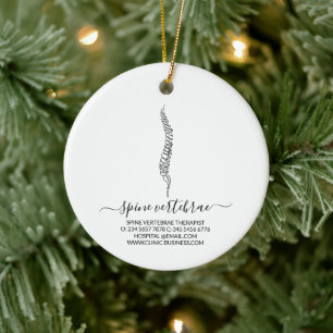 Orthopaedic doctor Chiropractic Ceramic Ornament