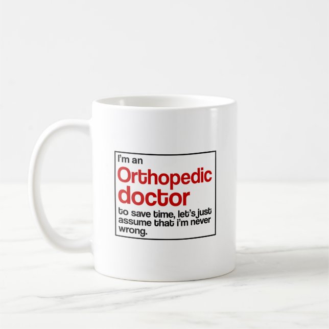 Orthopaedic Doctor Coffee Mug (Left)