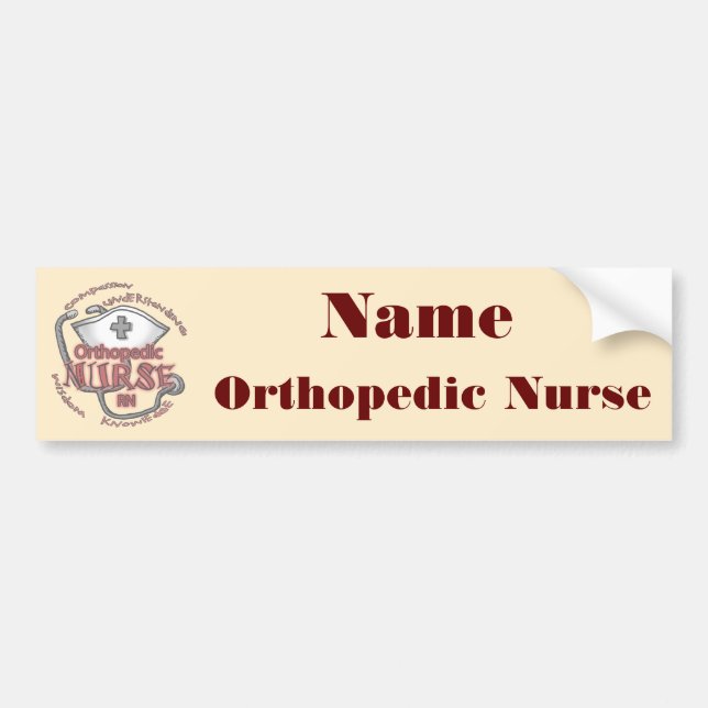 Orthopaedic Nurse Axiom Bumper Sticker (Front)