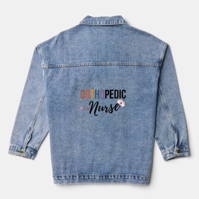 Orthopaedic Nurse Denim Jacket (Back)
