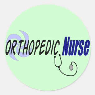 Orthopaedic Nurse Gifts Classic Round Sticker