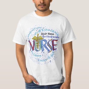 Orthopaedic Nurse Motto custom nurses t-shirt
