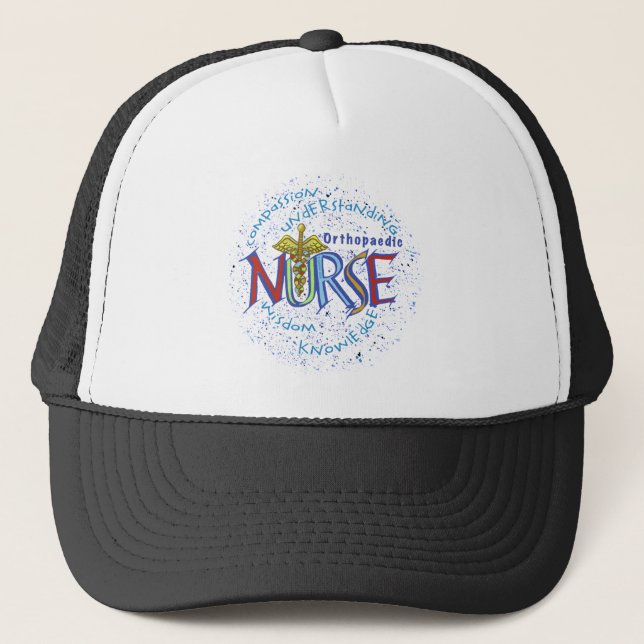 Orthopaedic Nurse Motto  hat (Front)