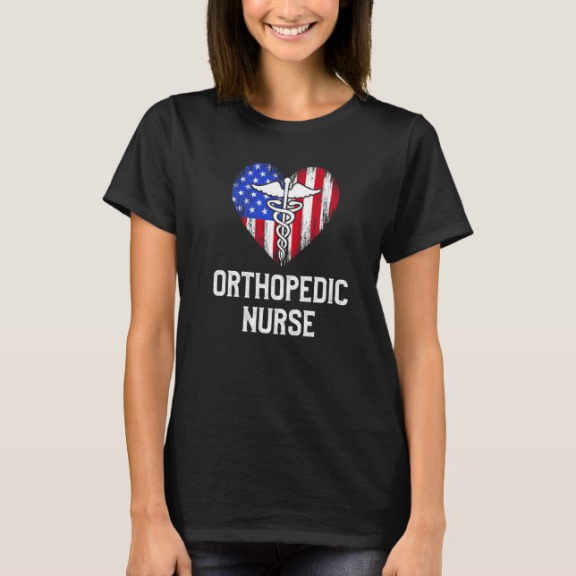 Orthopaedic Nurse Ortho Nursing Rn   3 T-Shirt (Front)