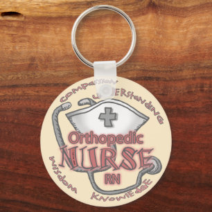 Orthopaedic Nurse premium round keychain