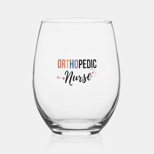 Orthopaedic Nurse Stemless Wine Glass