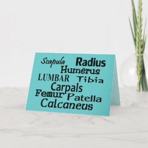 Orthopaedic Physician/Surgeon Gifts Thank You Card