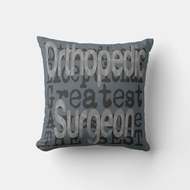 Orthopaedic Surgeon Extraordinaire Cushion (Front)