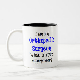 orthopaedic surgeon Two-Tone coffee mug
